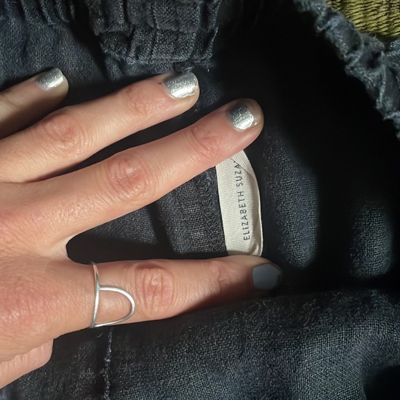 Elizabeth Suzann 100% Linen Pants -Clyde Pants 4-R - Picture 4 of 5